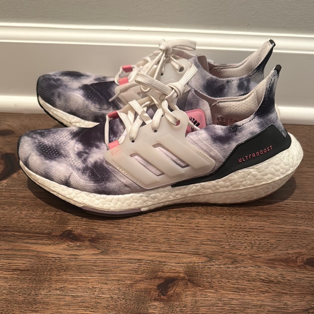 Adidas Women's Ultraboost Black and White Sneakers